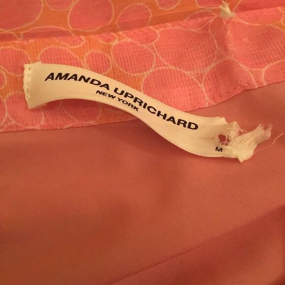 Amanda Uprichard Bubble Pink One-Shoulder Top - Picture 7 of 8